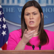 Illustration for article titled Sarah Huckabee Sanders Trumpslains the Presidents Mocking of Christine Blasey Fordem/em